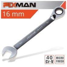 FIXMAN REVERSIBLE COMBINATION RATCHETING WRENCH 16MM