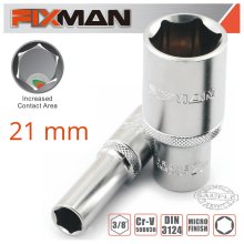 FIXMAN 3/8" DR DEEP SOCKET 21MM