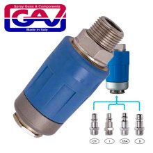 Gav Safety Quick Coupler 3/8 M Gav Safety Quick Coupler 3/8 M