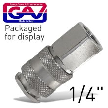 Gav Universal Quick Coupler 1/4f Packaged