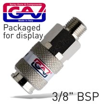 Gav Universal Quick Coupler 3/8 M Packaged Gav Universal Quick Coupler 3/8 M Packaged