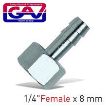 Gav Hose Adaptor 8mm X 1/4"Female