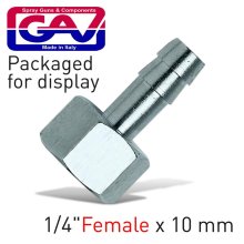 Gav Hose Adaptor 1/4f X 10mm Packaged