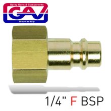 Gav Connector Brass 1/4"F