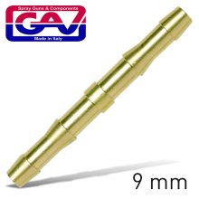 Gav Hose Connector Brass 9mm