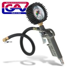 Gav Tyre Inflator With Gauge In Blister