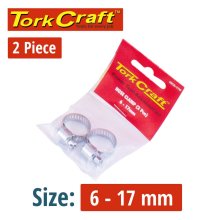 Hose Clamp 6 - 17mm Gm4 2piece Packaged