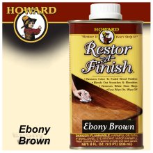 Howard Restor-A-Finish Ebony Brown 8.00 Fl.Oz