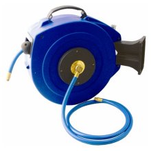 Tork Craft Air Hose Reel 15m X 9.5mm(3/8) Pu Hose P/P Casing Wall Mounted