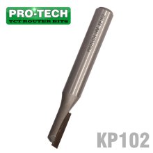 Pro-Tech Straight Bit Single Flute 3/16" X 1/2" Cut 1/4" Shank