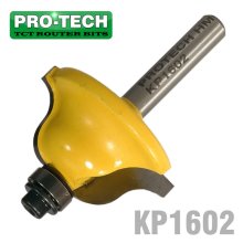 Pro-Tech Roman Ogee Bit 1 3/8" X 16mm (1/4" Radius) 1/4" Shank