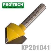 Pro-Tech V-Groove 3/4" X 5/8" 90 Degree 1/4" Shank