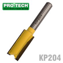 Pro-Tech Straight Bit 7/16" (11.10mm) X 1"(25.4mm) Two Flute 1/4" Shank