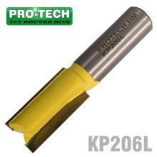 Pro-Tech Straight Bit 9/16" (14.3mm) X 1 1/4"(31.8mm) Two Flute 1/2" Shank