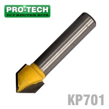 Pro-Tech V-Groove Bit Tct 3/8"