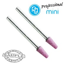 PG Mini Ruby Grinding Stones 5x10mm.Cone.Sh2.35mm.2pcs