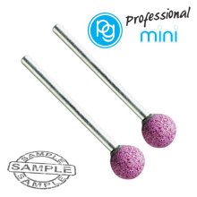 PG Mini Ruby Gringing Stones 10mm.Ball.Sh3mm.2pcs