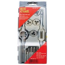 Tork Craft 12pc Ws Tap & Die Set - Plastic Case