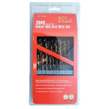Tork Craft Drill Bit Set Cobalt 25pce 1 -13mm Tork Craft Drill Bit Set Cobalt 25pce 1 -13mm