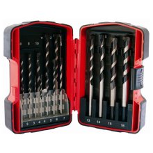 Tork Craft Masonry Drill Bit Set 16pc 3 - 16mm In Plastic Case