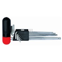 Tork Craft 9pce Ball Point Allen Key Set With Interchangeable Handle