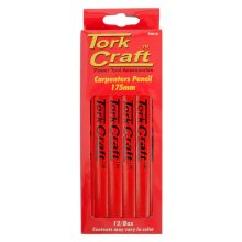 Tork Craft Carpenters Pencil 175mm - 12 Per Box