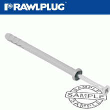 RAWLPLUG Nyl Hammer-In Fixing 8X100Mm+ Cyl Head X800 Per Box
