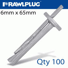 RAWLPLUG Ceiling Wedge Anchor 6X65Mm X100 -Box