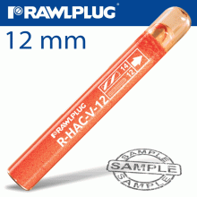 RAWLPLUG R-Hac-V Vinylester Hammer-In Glass Capsules 12Mm RAWLPLUG R-Hac-V Vinylester Hammer-In Glass Capsules 12Mm