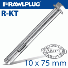 RAWLPLUG R-Kt Sleeve Anchor 10X75Mm X50 Per Box RAWLPLUG R-Kt Sleeve Anchor 10X75Mm X50 Per Box