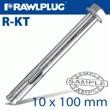 RAWLPLUG R-Kt Sleeve Anchor 10X100Mm X50 Per Box RAWLPLUG R-Kt Sleeve Anchor 10X100Mm X50 Per Box