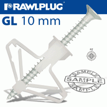 RAWLPLUG Pls Toggle+Screw 10Mmx35Mm X10-Bag
