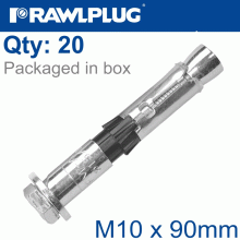 RAWLPLUG R-Spl Ii Safety Plus - Loose Bolt M10X90Mm X20 Per Box RAWLPLUG R-Spl Ii Safety Plus - Loose Bolt M10X90Mm X20 Per Box