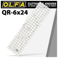 Olfa Quilt Ruler Imperial 6in X 24in