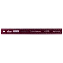 Tork Craft 300mm Cork Backed Stainless Steel Ruler Blue