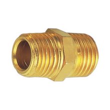 Air Craft Nipple Brass 3/8x3/8 M/M