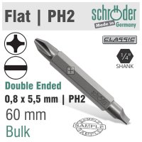 Schroder D/End 0.8x5.5/Ph2 60mm Bit