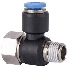 Pu Hose Fitting Tee 4mm X 1/8"F X 1/8"M