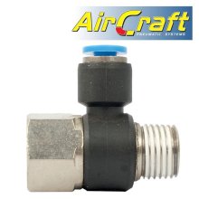 Pu Hose Fitting Tee 4mm X 1/4"F X 1/4"M