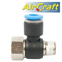 Pu Hose Fitting Tee 6mm X 1/8"F X 1/8"M