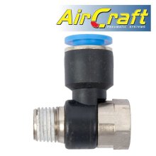 Pu Hose Fitting Tee 10mm X 1/4"F X 1/4"M