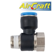 Pu Hose Fitting Tee 12mm X 3/8"F X 3/8"M