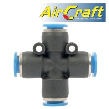 Pu Hose Fitting 4 Way Connector 8mm