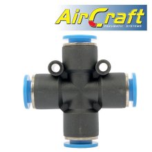 Pu Hose Fitting 4 Way Connector 10mm
