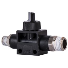 Pu Hose Fitting Valve 1/8"M X 1/4"M