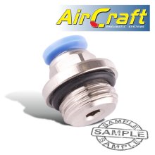 Pu Fitting Str. Stud W/O-Ring 4mm-1/4" M