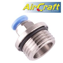 Pu Fitting Str. Stud W/O-Ring 6mm-1/2" M