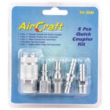 Air Craft Quick Coupler 5 Piece Set (Aro Quick Coupler) Air Craft Quick Coupler 5 Piece Set (Aro Quick Coupler)