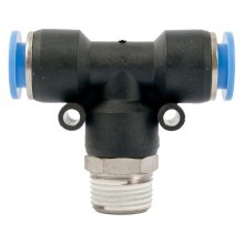 Pu Hose Fitting Tee 10mm-3/8 M