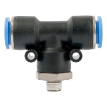 Pu Hose Fitting Tee 12mm-1/8 M